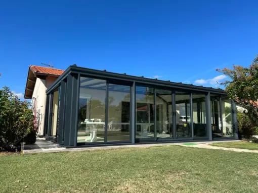 Installation de véranda sur mesure à Bressols, Nègrepelisse, Alu Project