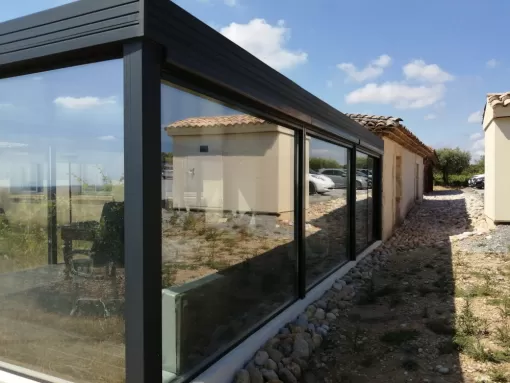 Installation de véranda en aluminium à Castelsarrasin, Nègrepelisse, Alu Project