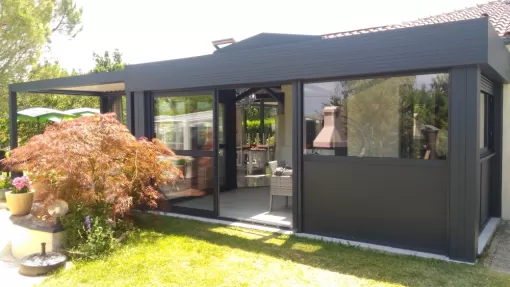 Installation d'une véranda en aluminium à Saint-Nauphary, Nègrepelisse, Alu Project