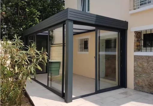 Installation d’une extension de terrasse à Puygaillard-de-Quercy, Nègrepelisse, Alu Project