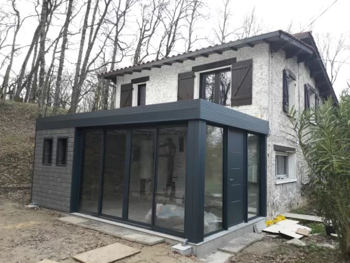 Installation de véranda en aluminium à Réalville, Nègrepelisse, Alu Project