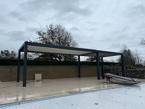 Installation d’un pool house en aluminiun à Bressols, Nègrepelisse, Alu Project