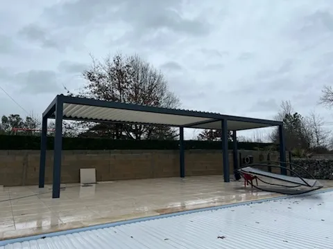 Installation d’un pool house à La Ville-Dieu-du-Temple, Nègrepelisse, Alu Project