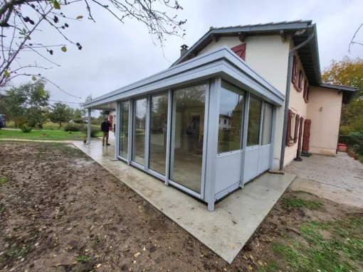 Installation d’une véranda en aluminium à Mirabel, Nègrepelisse, Alu Project