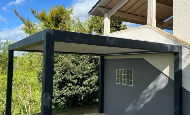 Installation de pergola bioclimatique en aluminium à Réalville, Nègrepelisse, Alu Project
