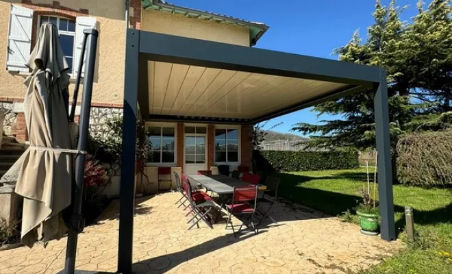 Travaux de création de pergolas, Nègrepelisse, Alu Project
