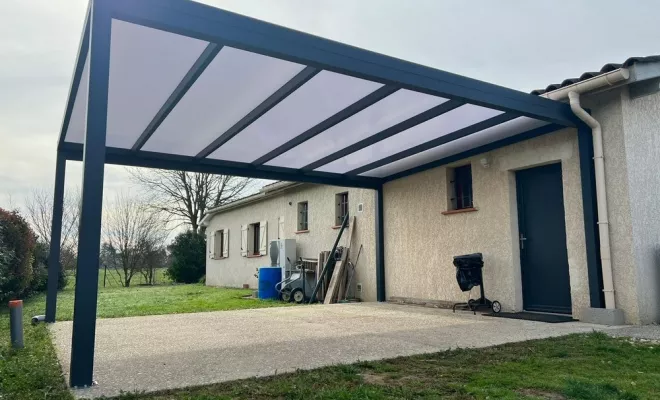 Travaux de création de pergolas, Nègrepelisse, Alu Project
