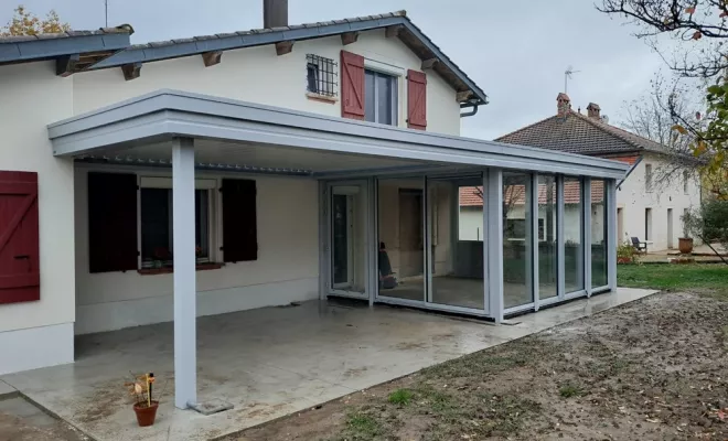Travaux de création de véranda, Nègrepelisse, Alu Project