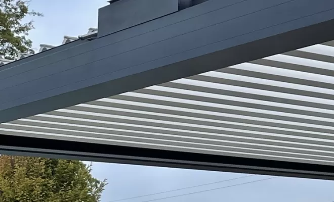 Installation d'une pergola bioclimatique en aluminium , Nègrepelisse, Alu Project