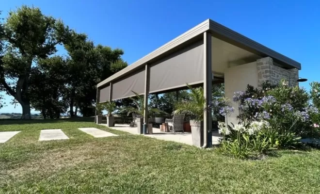 Installation d'une pergola avec store zip à Meauzac , Nègrepelisse, Alu Project